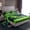Green Deepblue, variant on jejeloiu Green Football City Twin Sheet Sets,Rugby Ball Games Bedding For Boys Teens 3-Piece