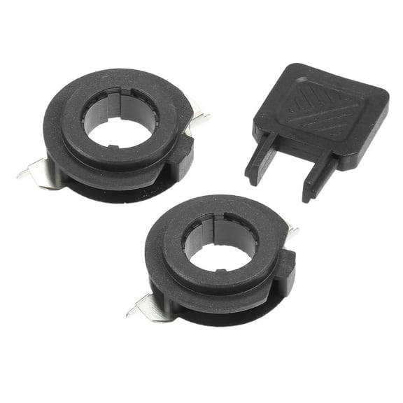 Unique Bargains 1 Set H7 LED Headlight Adapter Bases W/ Key for Mercedes-Benz E Series 2005-2015
