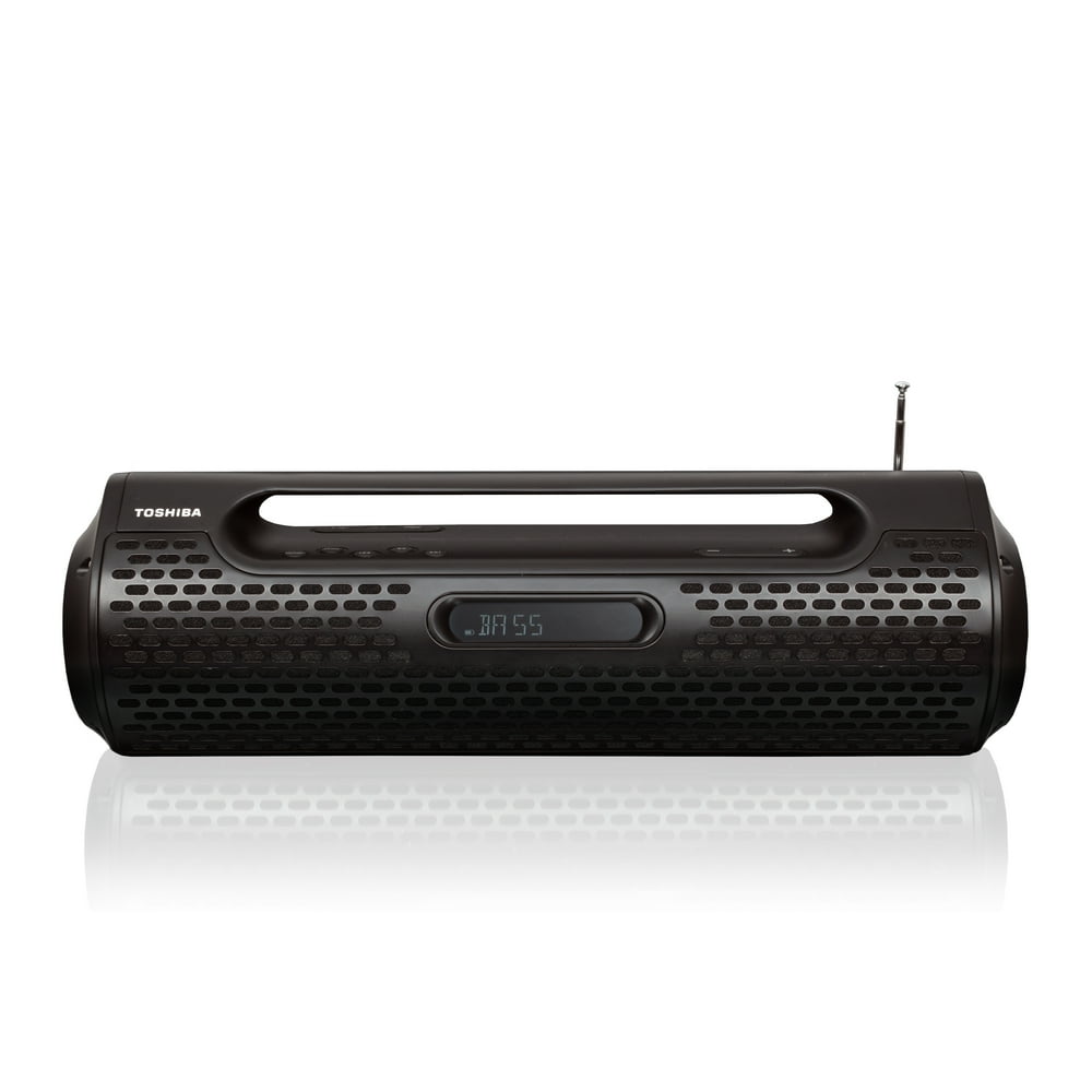 Toshiba TYWSP120K Portable Wireless BT Speaker Boombox with FM Radio