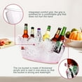 thumbnail image 4 of Ice Bucket 2 PCS,Acrylic Ice Buckets for Parties, Mimosa Bar Supplies Beverage Tub and Scoops for Champagne Beer Sparkling Wine Cocktails（5.5L）Extra Large Model (Clear) (pink), 4 of 12