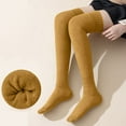 thumbnail image 2 of WEAIXIMIUNG Womens Boot Socks Women's Solid Color Casual Over The Knee Thick Warm Socks, 2 of 4