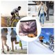 thumbnail image 4 of Fotbe Warm Sunflower Sleeping Cat Calzoncillos Tipo Boxer con Bolsa de Soporte Total para Hombre, X-Temp Fresco, Transpirable y de Secado Rápido-Large, 4 of 5
