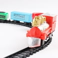 thumbnail image 2 of de tren Juguete de tren eléctrico para Kits de ferrocarril con motor de locomotora de , vagones de carga y vías, para de más de Yotijar Juego de pista de tren, 2 of 8