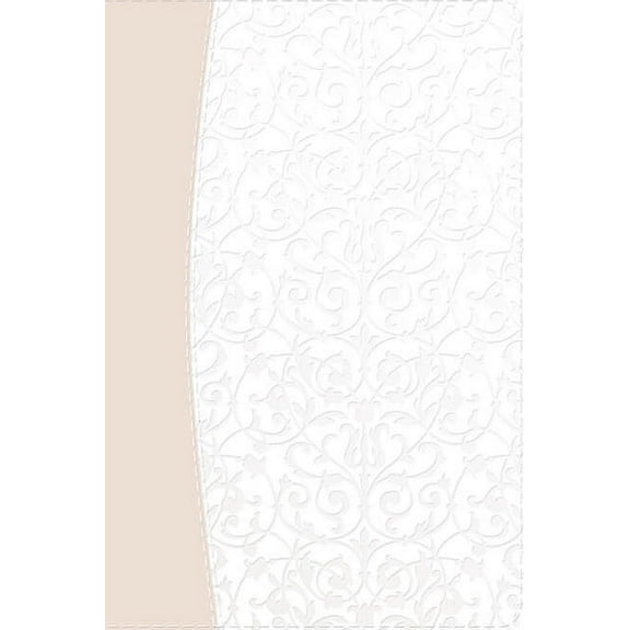 RVR 1960 Biblia recuerdo de boda, filigrana blanca/rosa palo símil piel (Hardcover)