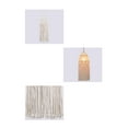 thumbnail image 3 of FSLiving BOHO Natural Cotton Rope Plaited Article Replacement Shades for Table Lamp Chandelier Pendant Light Handmade Macrame Lamp Shade Vintage Bulb Guard Hanging Ceiling DIY Decorative - 1 Pack, 3 of 6
