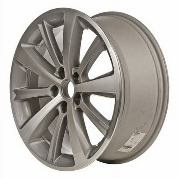 KAI 19 X 8 Reconditioned OEM Aluminum Alloy Wheel, Machined and Charcoal, Fits 2009-2012 Lincoln MKS