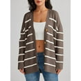 thumbnail image 2 of GHSDFBB Women's Cardigan 2023 Open Front Oversized Button Lightweight Sweaters V Neck Loose Cardigans Knit Outwear, 2 of 5