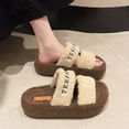 thumbnail image 2 of Wensltd Women Fall Winter Slippers Open Toe Fleece-Lined Fashion Casual Comfort Slippers Lightweight, 2 of 9