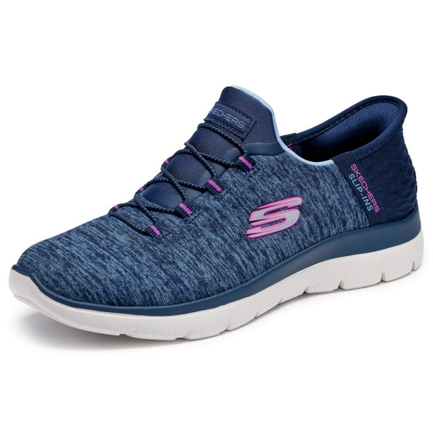 Sneaker Skechers Summits, plantilla de espuma viscoelástica manos libres para mujer