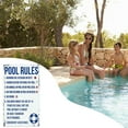 thumbnail image 3 of Decorative Swimming Pool Rules Signs, Indoor/Outdoor Aluminum Metals Signs (Multicolor), 3 of 9