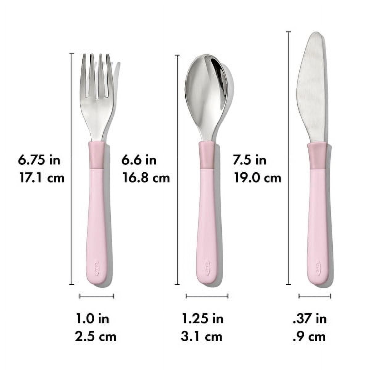 OXO Tot Cutlery Set for Big Kids, Blossom