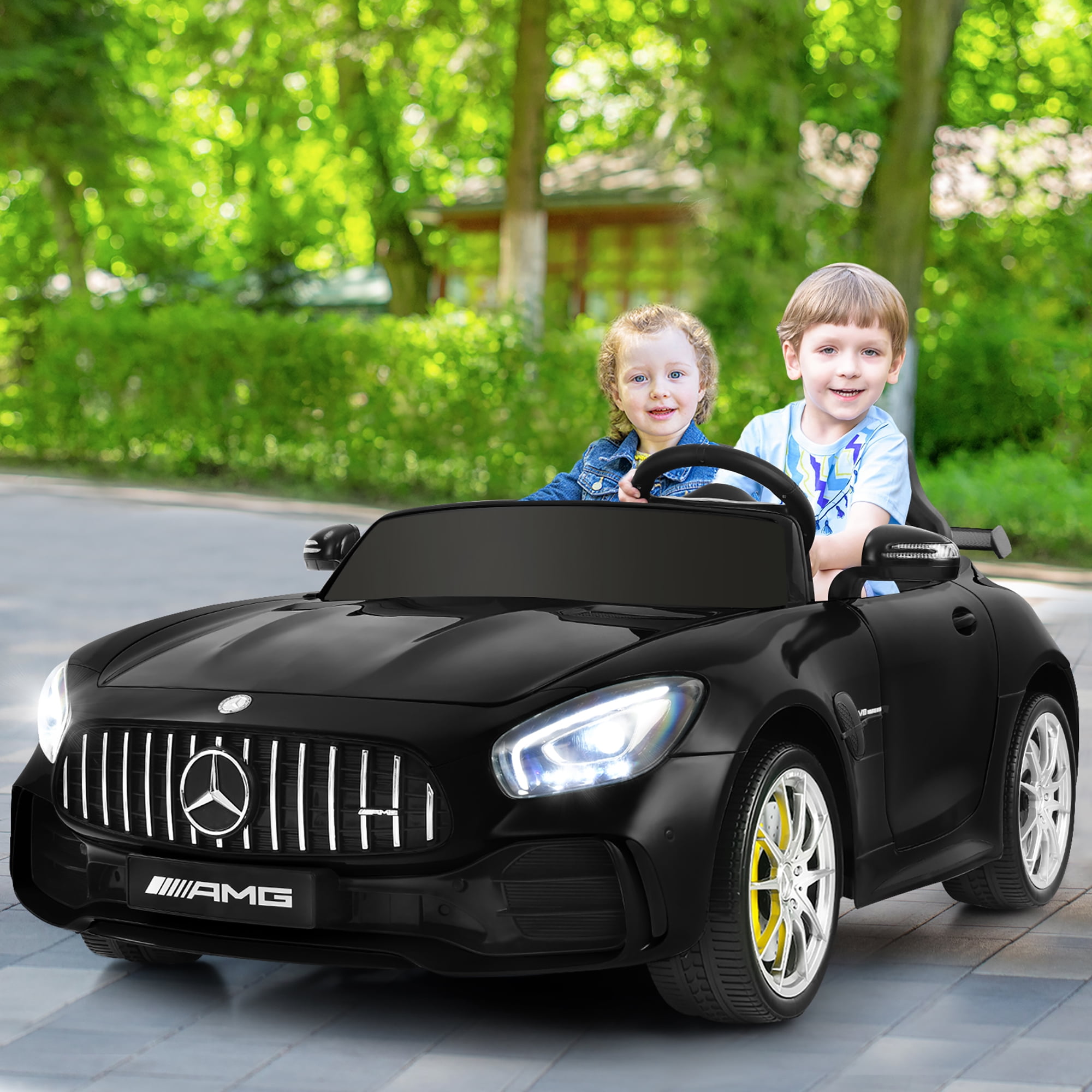 Mercedes GTR Voiture enfant électrique 12 volts 2 moteurs ou 2 x 12 volts 4  moteurs 2 places