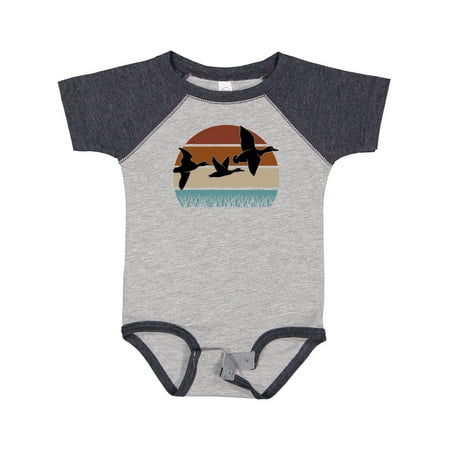 

Inktastic Duck Hunting Retro Sunset Hunter Gift Baby Boy or Baby Girl Bodysuit