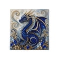 thumbnail image 6 of DIY Sapphire Blue Dragon Pearl Diamond Painting Art Kit with Frame, Christmas Pearl Beads Art Craft for Adults & Beginners, Gemstone Diamond Dots Beads Painting for Home Wall Decor, 6 of 6