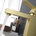 thumbnail image 4 of ANGELES HOME Single Handle Vessel Sink Faucet Bathroom Tall Faucet Brushed Gold, 4 of 8