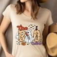 thumbnail image 4 of Funny Nurse Halloween Shirt The Boo Crew Ghost Costume, Heliconia, Size XL, 4 of 6