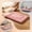 Pink-M, variant on Rose Velvet Pet Mat Thickened Washable Grip Base Warm Soft for Cats Dogs Small Medium Indoor Cold Weather Sleeping Pad Pet(Khaki-M)