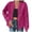 Red, variant on Pimfylm Women's Zip Up Textured Lightweight Bomber Jacket Casual Long Sleeve Outerwear Black, L