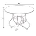 thumbnail image 3 of Powell Hamilton Gathering Table, Cherry, 3 of 4