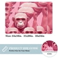 thumbnail image 2 of Monkey Polyester Door Rugs - Non-Slip Floor Rugs - Machine Washable Area Rugs, 2 of 6