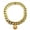 Gold, variant on CSCHome Cat Collar with Bell Metal Cuban Chain Anti-Chewing Gold Chain Jewelry 11.8inch 19.7inch