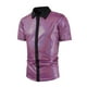thumbnail image 1 of pstuiky camiseta de hombre, Suéter deportivo informal elástico de color liso para hombre, cuello redondo y manga corta ropa de hombre xl, 1 of 7