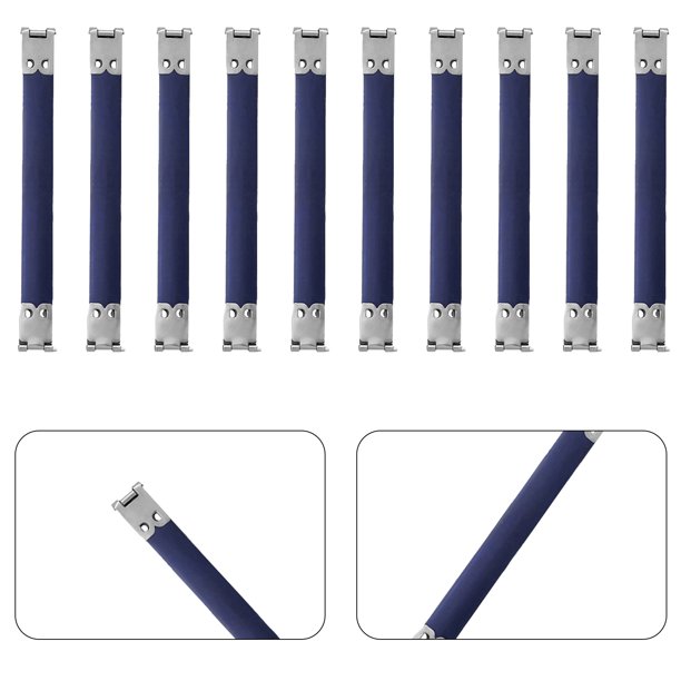 BESTYASH 20Ud Metálico Flex Frame Para Bolsa Azul Resistente Para Y Elaboración De Monederos