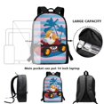 thumbnail image 6 of KUIFORTI Lunch Bag Ice Packs Printed Pencil Bag Handbag Purse Backpack Shoulder Bag with Adjustable Strap, Cute Corgi Hawaii Palm, 6 of 7