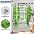 thumbnail image 5 of Lucky Grass Heart Blackout Curtains Thermal Insulation 63 inch Grommet for Bedroom Living Room Bathroom Kitchen Windows 2 Pack, 5 of 6