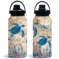 thumbnail image 1 of Regalos De Tortugas Marinas Para Mujeres, Botella De Agua De Playa De Tortugas, Vaso Con Tapa, 32 Oz, Tortugas, Playa, Océano, Regalo Temático Costero, Regalos De Navidad Para Partidarios De La Conser, 1 of 5