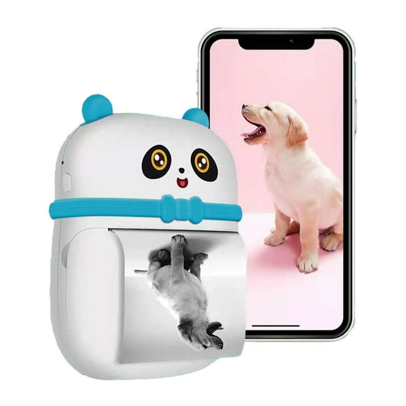 EGNMCR Printers for Home Use Mini Pocket Sticker Printe-r,Bluetooth Pocket Thermal Printe-r,Portable Smart Photo Printe-r, IOS & Android,Mobile Sticker Printe-r Student printer