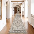 thumbnail image 1 of Alfombra para pasillo YouFortong, lavable, 90 x 600 cm, color beige, 1 of 7