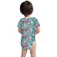 thumbnail image 5 of Daiia Excavator Printed Unisex-Baby Short Sleeve Onesies Bodysuits Baby Climbing Clothes Soft and Comfortable Romper with Expandable Shoulder Design-12 Months, 5 of 8
