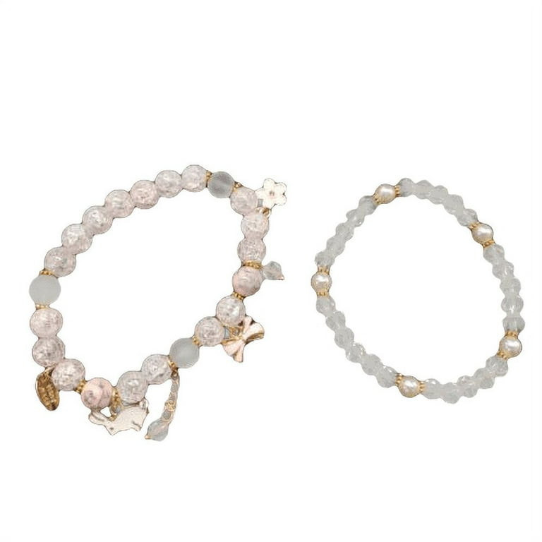 Bracelets in Jewelry Easter Rabbit Baby Sparks Rose Pearl Bracelet for Girls Baby Bracelets for Girls Toddler Bracelets and Little Girl Jewelry Gifts