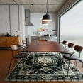 thumbnail image 6 of Rugs for Living Room 5x7 Area Rug Washable Non Slip Carpet Boho Floral Rug Stain Resistant Fade Resistant Floor Farmhouse Rug for Living Room, Bedroom, Dining Room, Home Offie, 6 of 11