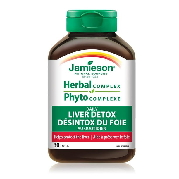 Jamieson Herbal Complex Milk Thistle (Daily Liver Detox) , 30 Count