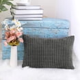 thumbnail image 4 of Unique Bargains Housse de Coussin Décorative en Velours Côtelé Doux Rayé, 4 of 9