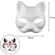 thumbnail image 2 of 3 máscaras de zorro, máscaras blancas para pintar, máscaras de bricolaje en blanco, máscaras de vestir de animales para disfraces de Halloween, accesorios de cosplay, 2 of 5