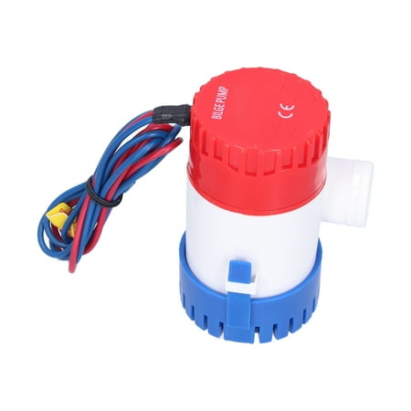 NFTIGB Boating Bilge Pump 12V Electric Submersible Pump 350 GPH for Marine Boat Drain Water Portable Automatic Switch 12 inches / 30.5 cm