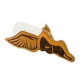 thumbnail image 2 of Tall Tails, Natural Leather & Rope Quacker Crunch Toy - 16" - Tug Dog Toy, 2 of 2