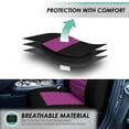 thumbnail image 6 of FH Group Universal Fit Car Seat Covers for Auto SUV 3D Mesh Purple - 3Row 8 Seaters, 6 of 8