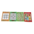 thumbnail image 2 of ESTINK Snake And Ladder Chess For Kid,Snake And Ladder Kids Nine Men's Morris Portable Flying Chess Ludo Board For Family Game 4 In 1 Set,Nine Men's Morris, 2 of 8