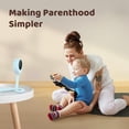 thumbnail image 5 of NETVUE Peekababy Baby Camera Monitor, Wireless Baby Monitor with Camera & Audio, 4-in-1 Crib Mount, Smart App, Sleep Analysis & Two-Way Talk, 5 of 6