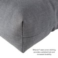 thumbnail image 4 of Sunbrella 20 x 20 in. Canvas Coal Outdoor Tufted Dining Seat Cushion by Greendale Home Fashions, 4 of 9