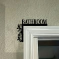 thumbnail image 4 of Fiudx Decoración de Letras para Baño, Letreros Colgantes con Estilo, Decoración de Puertas de Hierro, Mejora La Estética Del Hogar, Transmite Un Mensaje Cálido, Fácil Instalación, Mejora La Decoració, 4 of 6