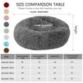 thumbnail image 4 of Soft Plush Round Pet Bed Cat Soft Bed Cat Bed for Cats Small Dogs, 4 of 7