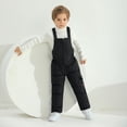 thumbnail image 3 of Valcatch Unisex Toddler Solid Color Snow Bib Overalls Waterproof Warm Down Puffer Snowsuit for Baby Boys Girls, 3 of 9