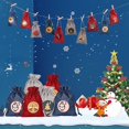 thumbnail image 1 of Christmas Gift Bag Set Advent Calendar Countdown Hanging Bag Linen Candy Packaging Bag Drawstring Christmas Bag, 1 of 2