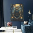 thumbnail image 5 of Kdxio Forest Meditating Tiger Pattern Canvas Wall Art 12x16 Inches - Waterproof HD Print Solid Wood Frame for Living Room & Bathroom,Vertical, 5 of 8