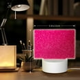 thumbnail image 6 of Hirioo Rose Red Glitter for Rectangular Acrylic with Night Light Best Gifts for Lover Girl Mom, Valentine's Day Anniversary Birthday Wedding Present, 6 of 9